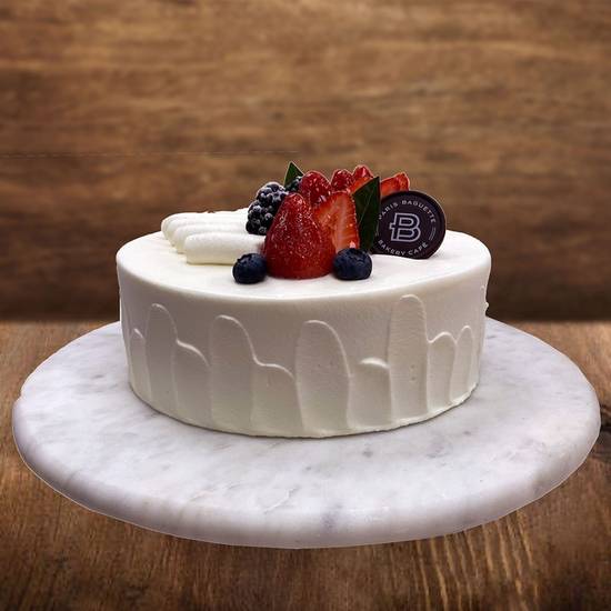 Order Mixed Berry Soft Cream Cake food online from Paris Baguette store, South San Francisco on bringmethat.com