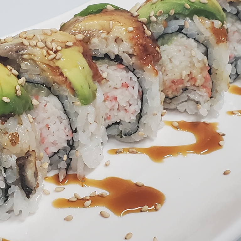 Order Dragon Special Roll food online from Sushi Loco store, Long Beach on bringmethat.com