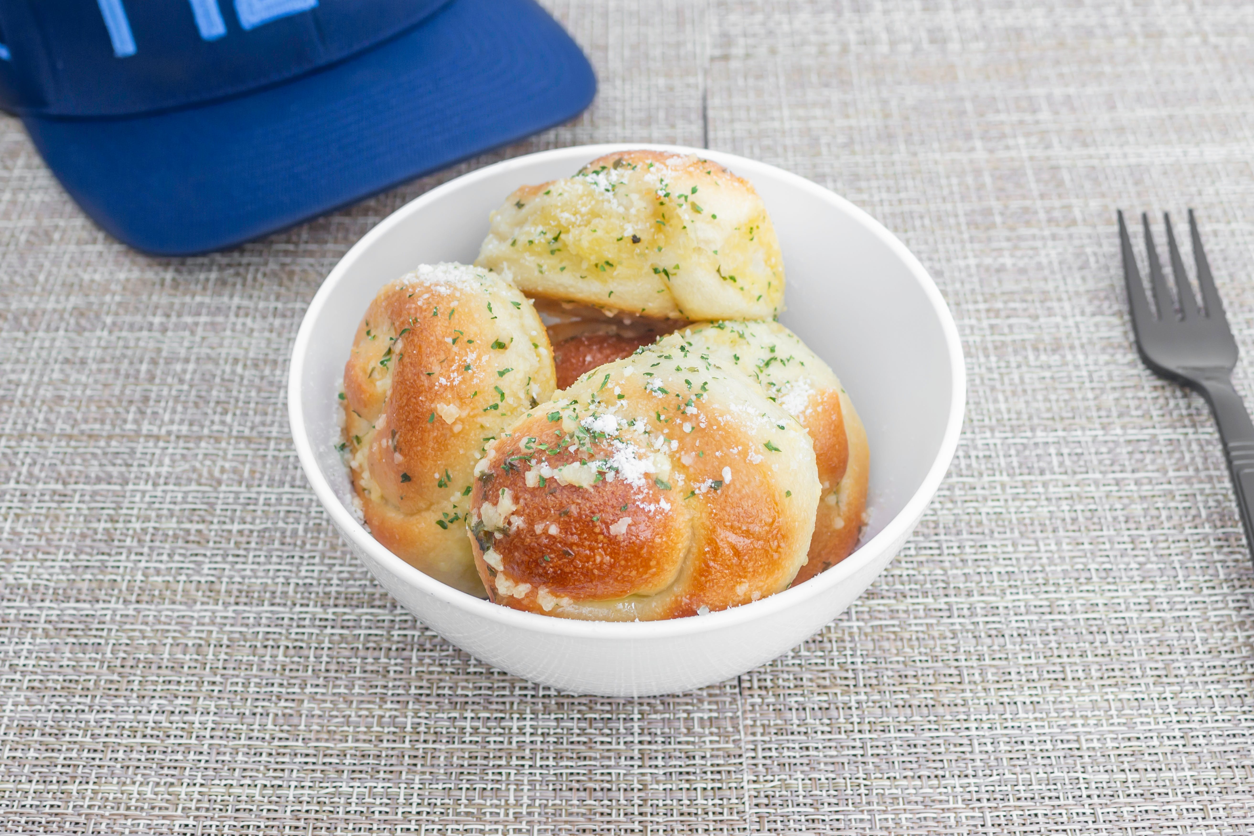 Order Garlic Knots - 5 Pieces food online from Natale's Pizzeria & Catering store, Waldwick on bringmethat.com