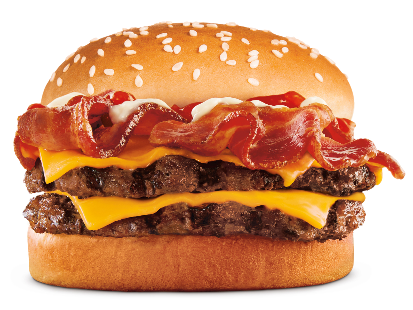 Order BACON KING™ Sandwich food online from Burger King store, Streamwood on bringmethat.com