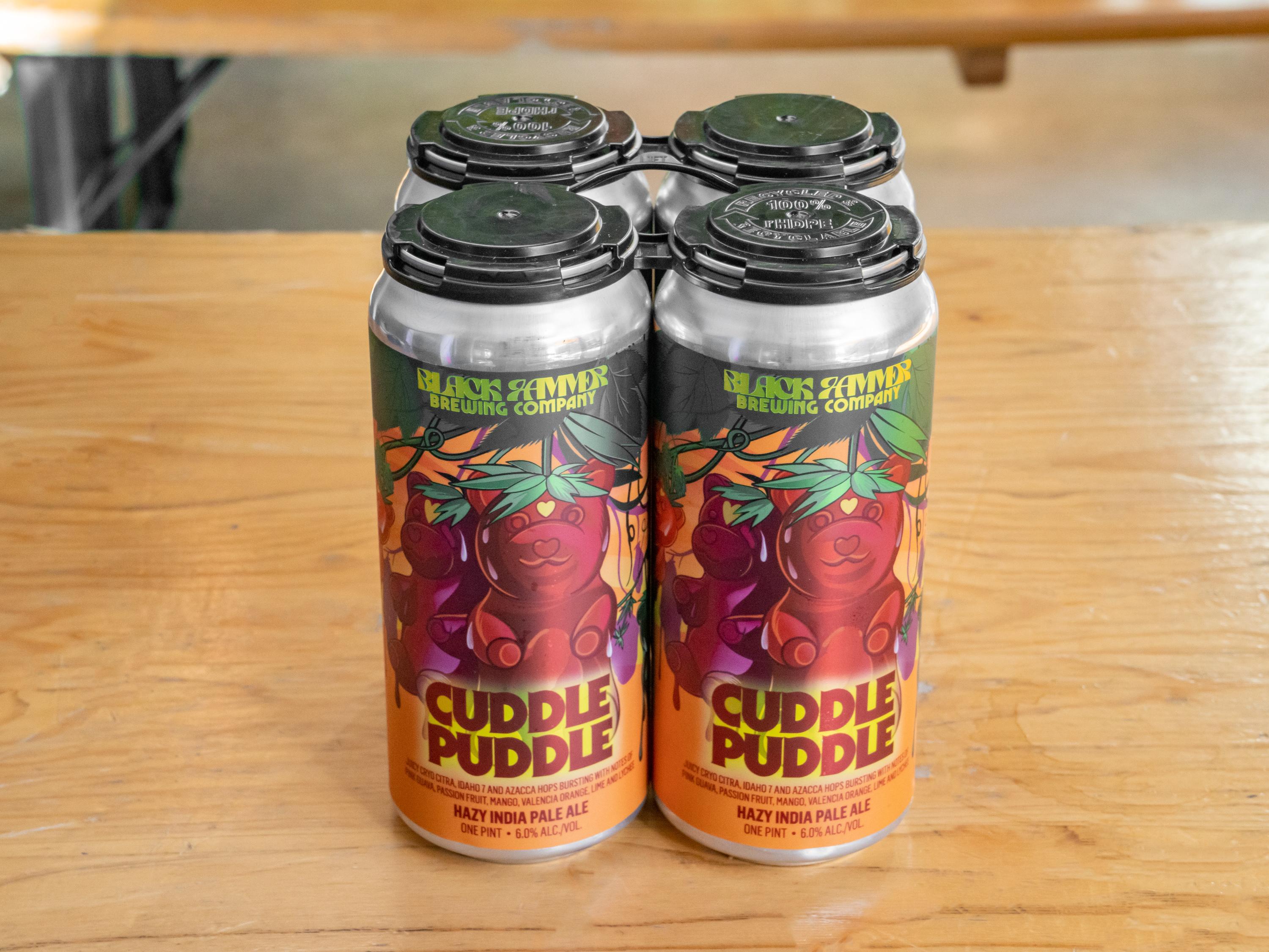 Order Cuddle Puddle: Hazy IPA 4 Pack food online from Willkommen store, San Francisco on bringmethat.com