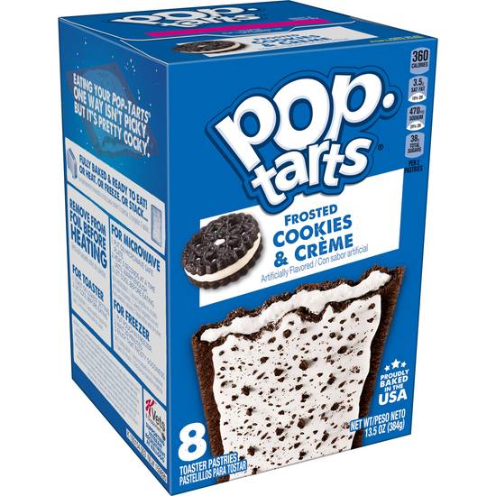 Order Pop-Tarts Frosted Cookies & Creme Toaster Pastries, 4 PK food online from Cvs store, PEARL on bringmethat.com