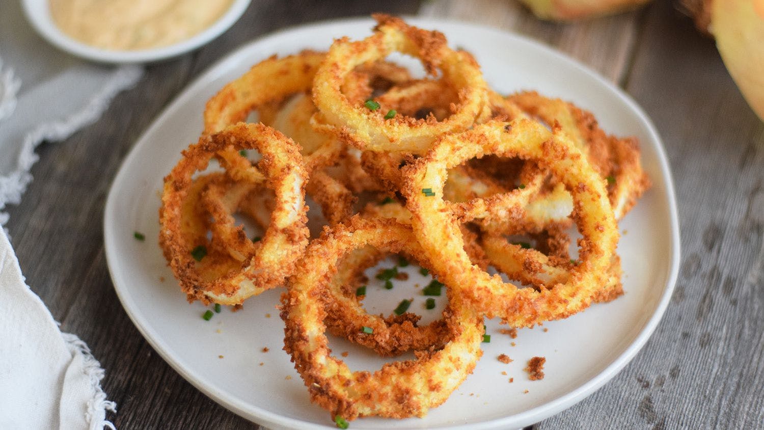 Order Onion Rings - Appetizer food online from Branford Pizza store, Branford on bringmethat.com