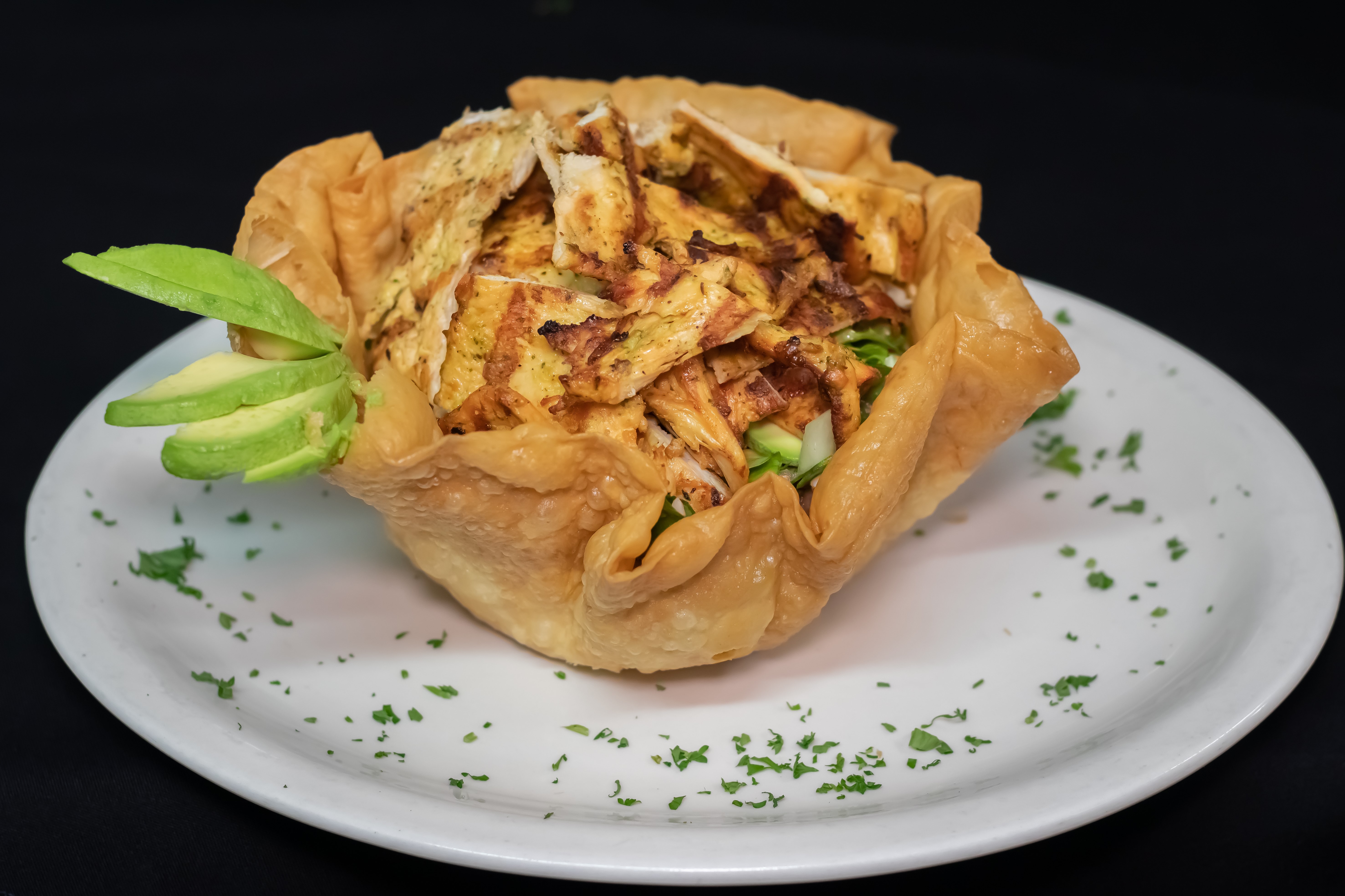 Order Taco Salad food online from Empanadas & More store, Smithtown on bringmethat.com
