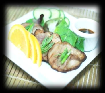 Order Am11. Soy Marinated Tender Pork food online from Koisan Sushi & Japanese Cuisine store, Orange on bringmethat.com
