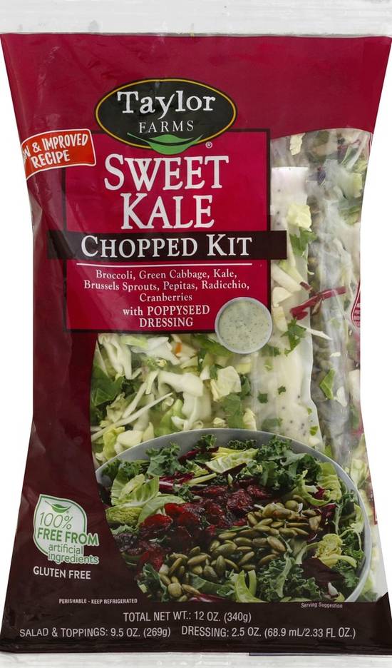 Order Taylor Farms · Sweet Kale Chopped Salad Kit (12 oz) food online from Albertsons store, Saint George on bringmethat.com