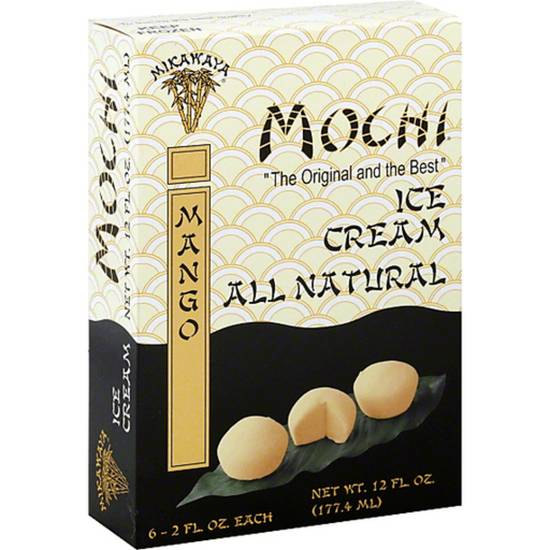 Order Mikawaya Mochi Ice Cream - Mango food online from IV Deli Mart store, Goleta on bringmethat.com