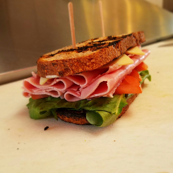 Order Ham and Cheese Club Sandwich food online from Fiore Shake, Steak And Sides store, Philadelphia on bringmethat.com