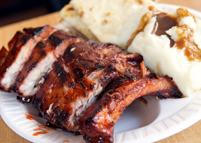 Order 1/4 Baby Back Ribs Meal food online from Chirping chicken store, New York on bringmethat.com