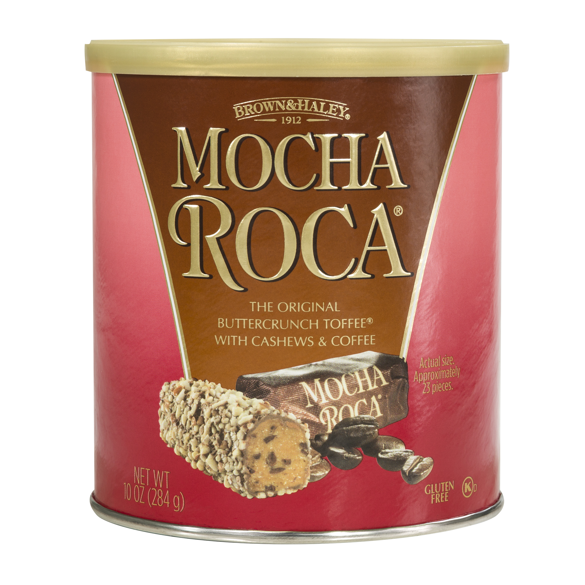 Order Brown & Haley Mocha Roca Canister - 10 oz food online from Bartell store, Edmonds on bringmethat.com