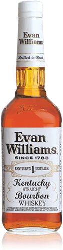 Order Evam Williams White Bourbon Whiskey 750 ml. food online from Bws Beverage 2 store, Chicago on bringmethat.com