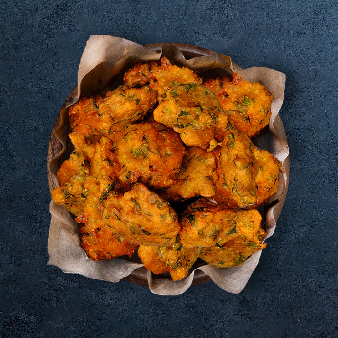 Order Crisp Veggie Fritters food online from Ministry Of Curry store, Fort Collins on bringmethat.com