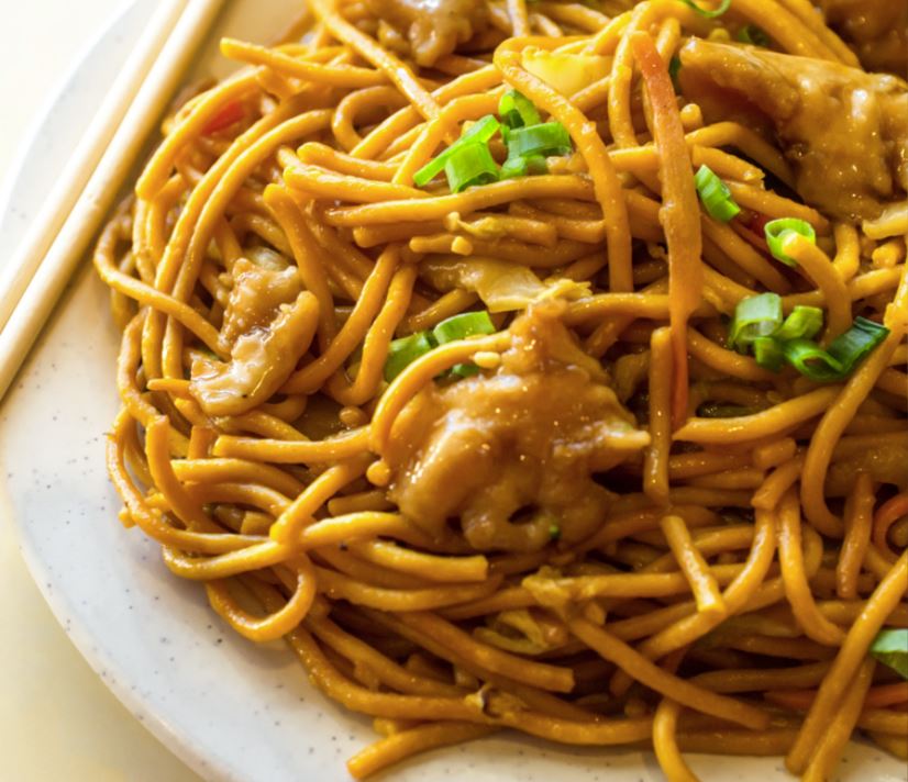 Order C2. Chicken Lo Mein Combinaton food online from First Wok Chinese store, Keyport on bringmethat.com