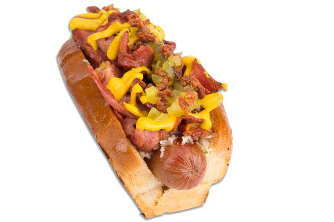 Order Pastrami Dog food online from Dirt Dog store, Los Angeles on bringmethat.com