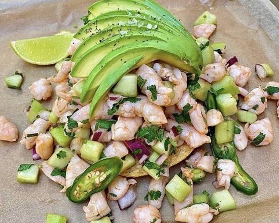 Order Shrimp Ceviche food online from Mexicology store, Culver City on bringmethat.com