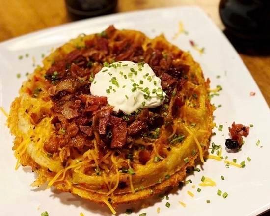 Order Loaded Potato food online from Black Coffee And Waffle Bar store, Fargo on bringmethat.com