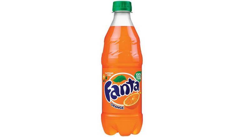 Order Fanta Caffeine-Free Orange Soda food online from Trumbull Mobil store, Trumbull on bringmethat.com