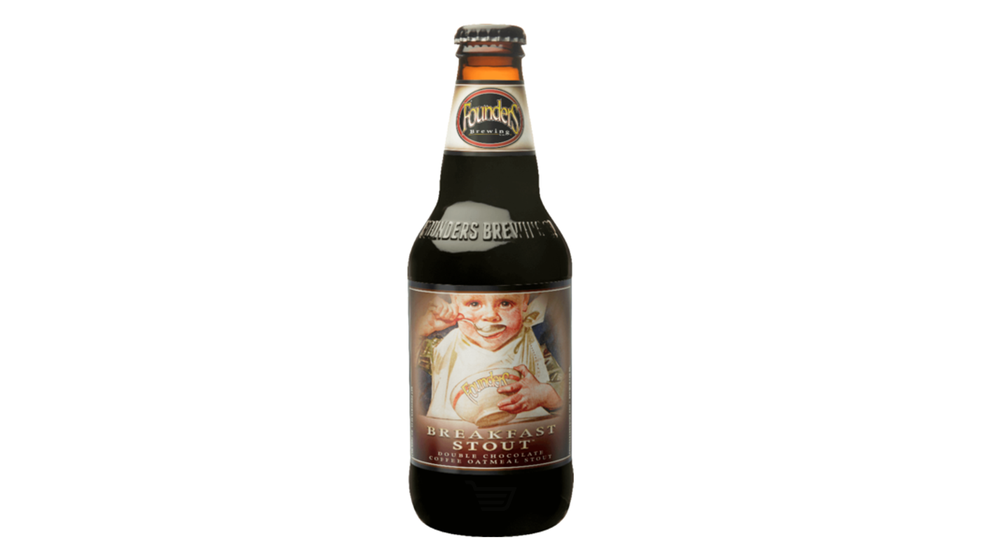 Order Founders Breakfast Stout 4x 12oz Bottles food online from Spikes Bottle Shop store, Chico on bringmethat.com