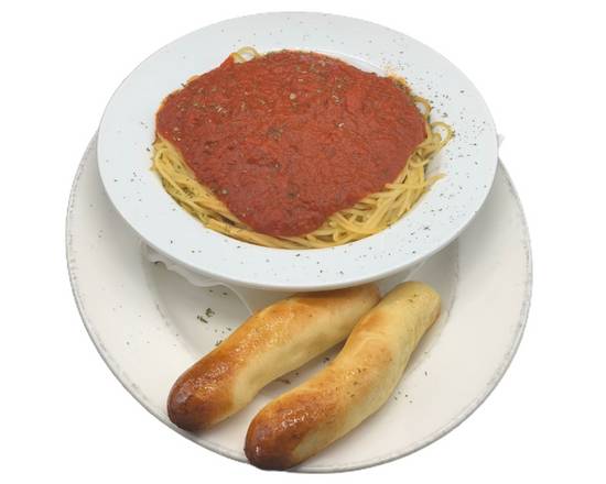 Order Spaghetti with Meat Sauce food online from Zio Al's store, Dallas on bringmethat.com