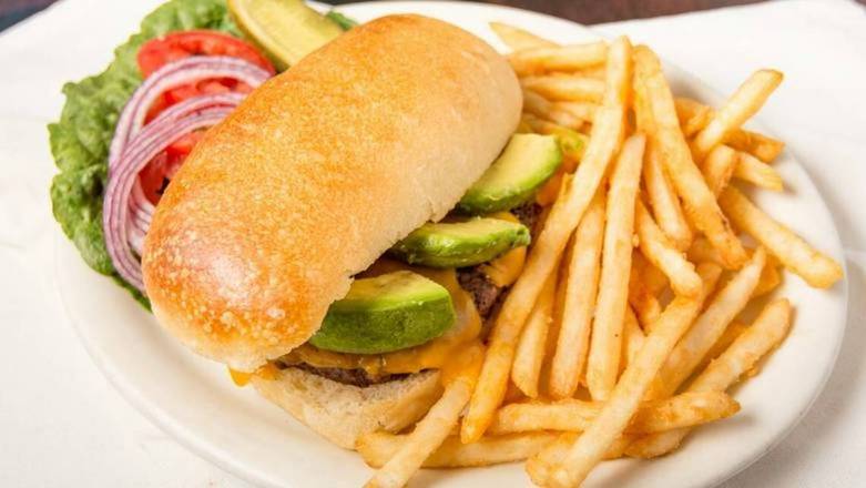 Order Guac and Roll Burger food online from Flancers Cafe store, Mesa on bringmethat.com