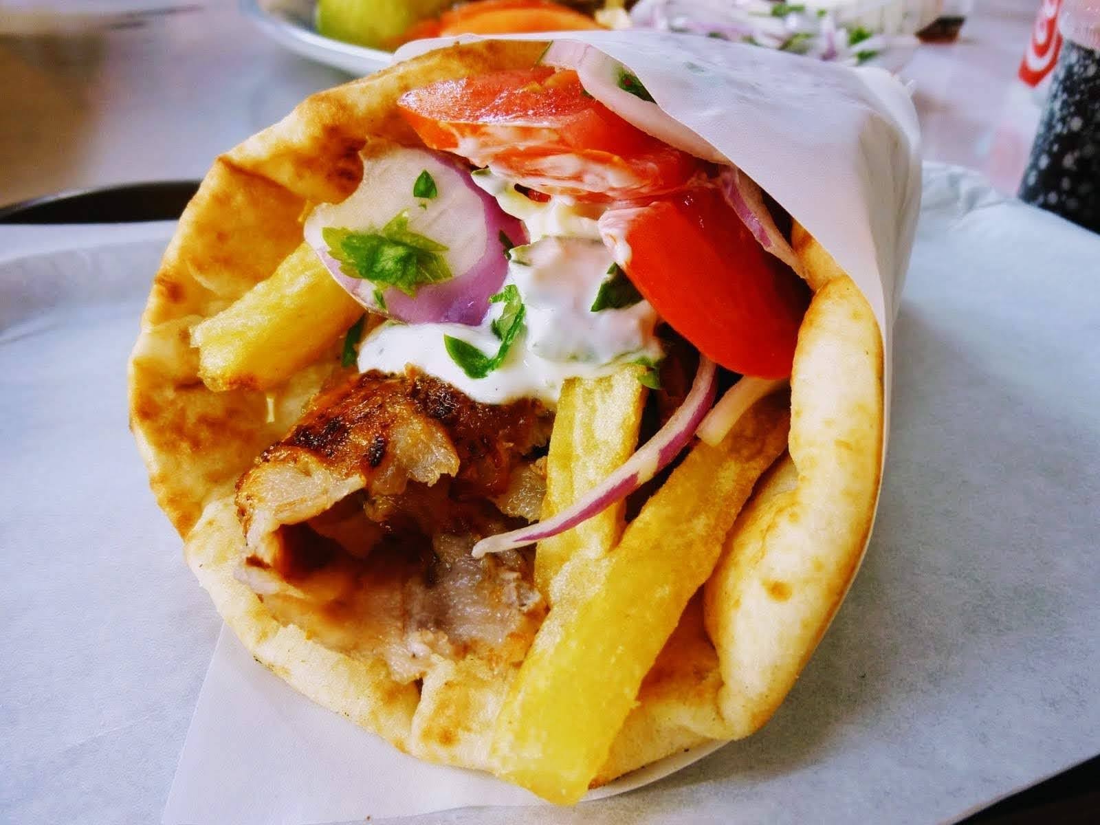 Order Lamb and Beef Gyro food online from Greek Spot store, Sunnyvale on bringmethat.com
