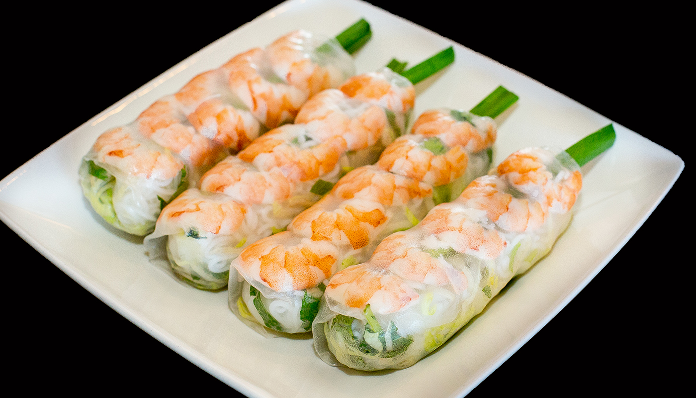 Order A2. Shrimp and Pork Spring Rolls food online from Pho Rex store, Norco on bringmethat.com