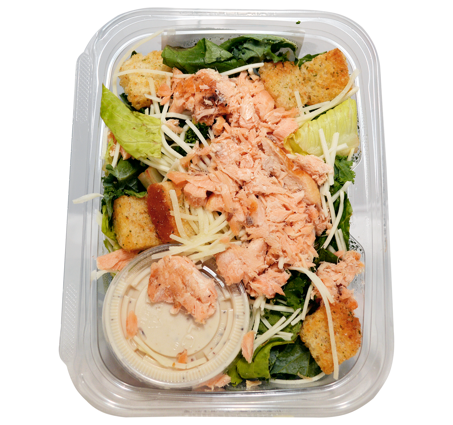 Order Salmon Caesar Salad food online from Better Health Market store, Novi on bringmethat.com