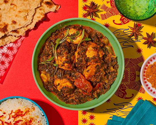 Order Chicken Saag food online from Hot Kurry store, Austin on bringmethat.com