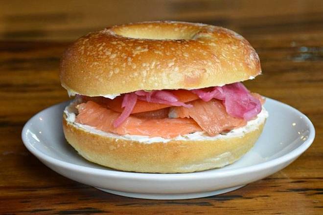 Order Smoked Salmon Sandwich food online from Colectivo Logan Square store, Chicago on bringmethat.com