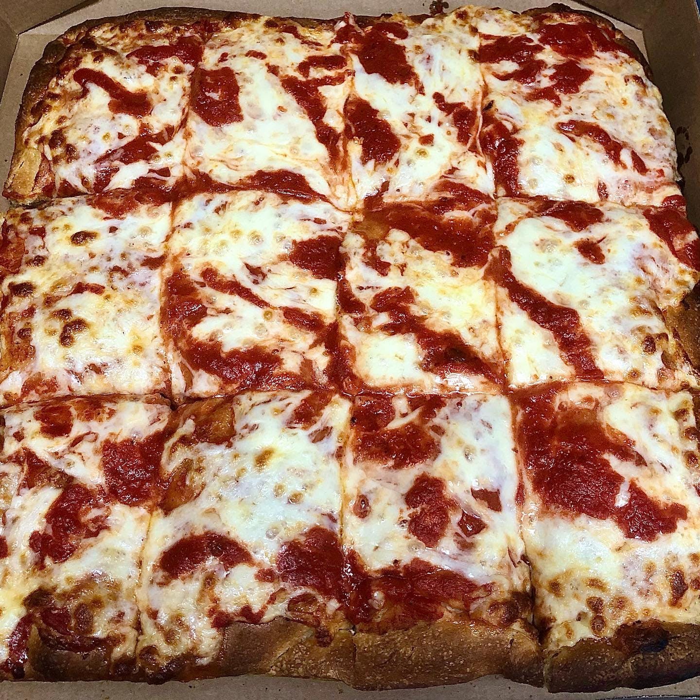 Order Sicilian Cheese Pizza - Large 16'' food online from Whippany Pizzeria store, Whippany on bringmethat.com