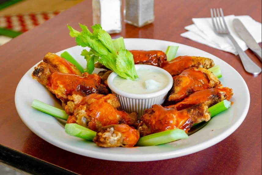 Order Wings - 8 Pieces food online from Hope Pizzeria & Catering store, Blairstown on bringmethat.com