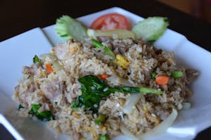 Order F1. Fried Rice food online from Thai Amarin store, Springfield Township on bringmethat.com