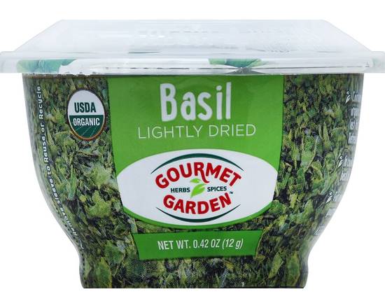Order Gourmet Garden · Lightly Dried Basil (0.4 oz) food online from Vons store, Fillmore on bringmethat.com