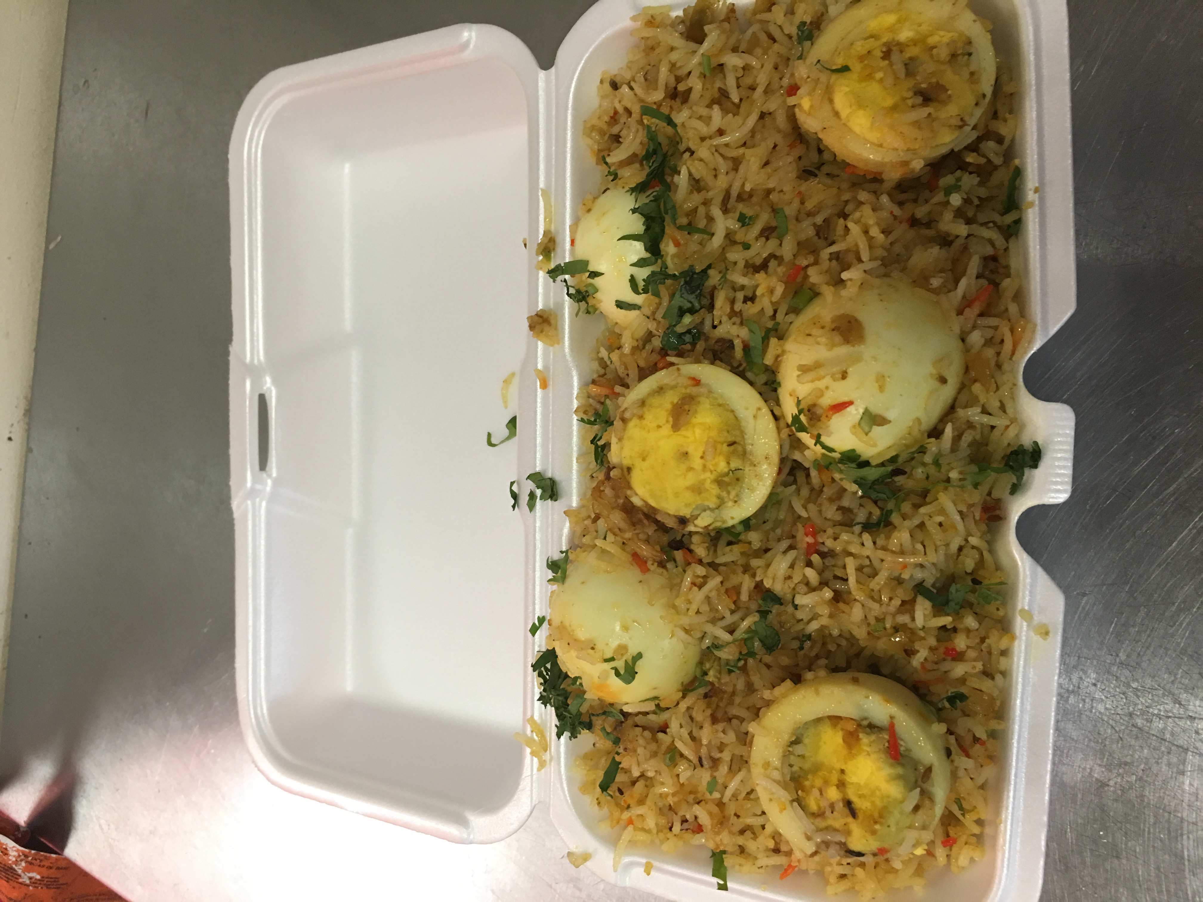 Order Egg Biryani food online from House of Curry store, Los Angeles on bringmethat.com