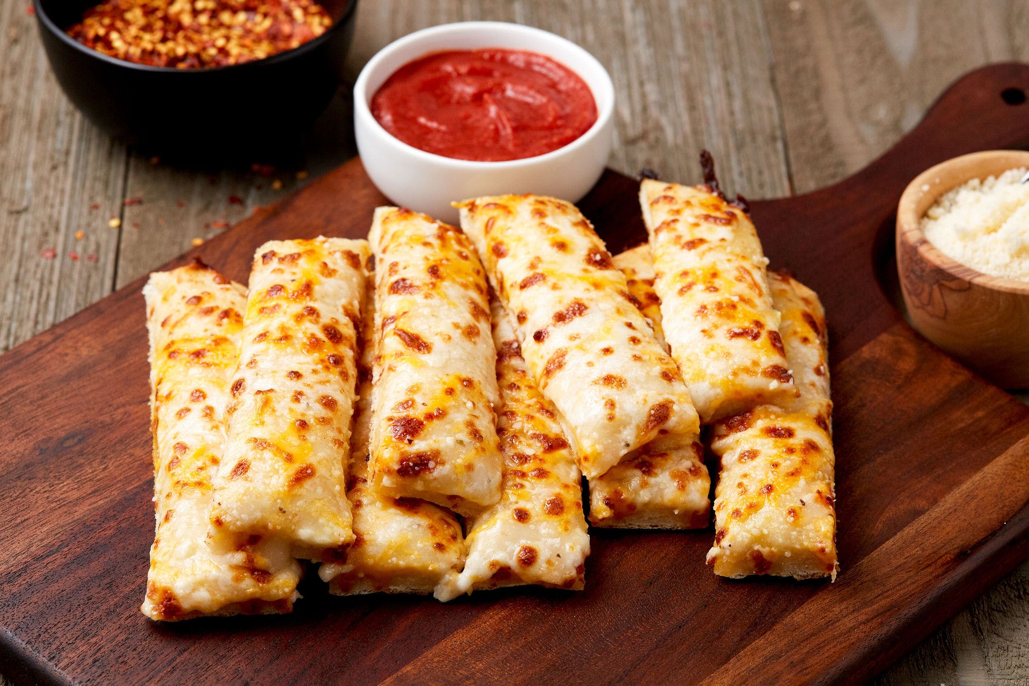 Order Alpine Sticks with Cheese - Bread food online from Simple Simon's Pizza store, East Bernard on bringmethat.com