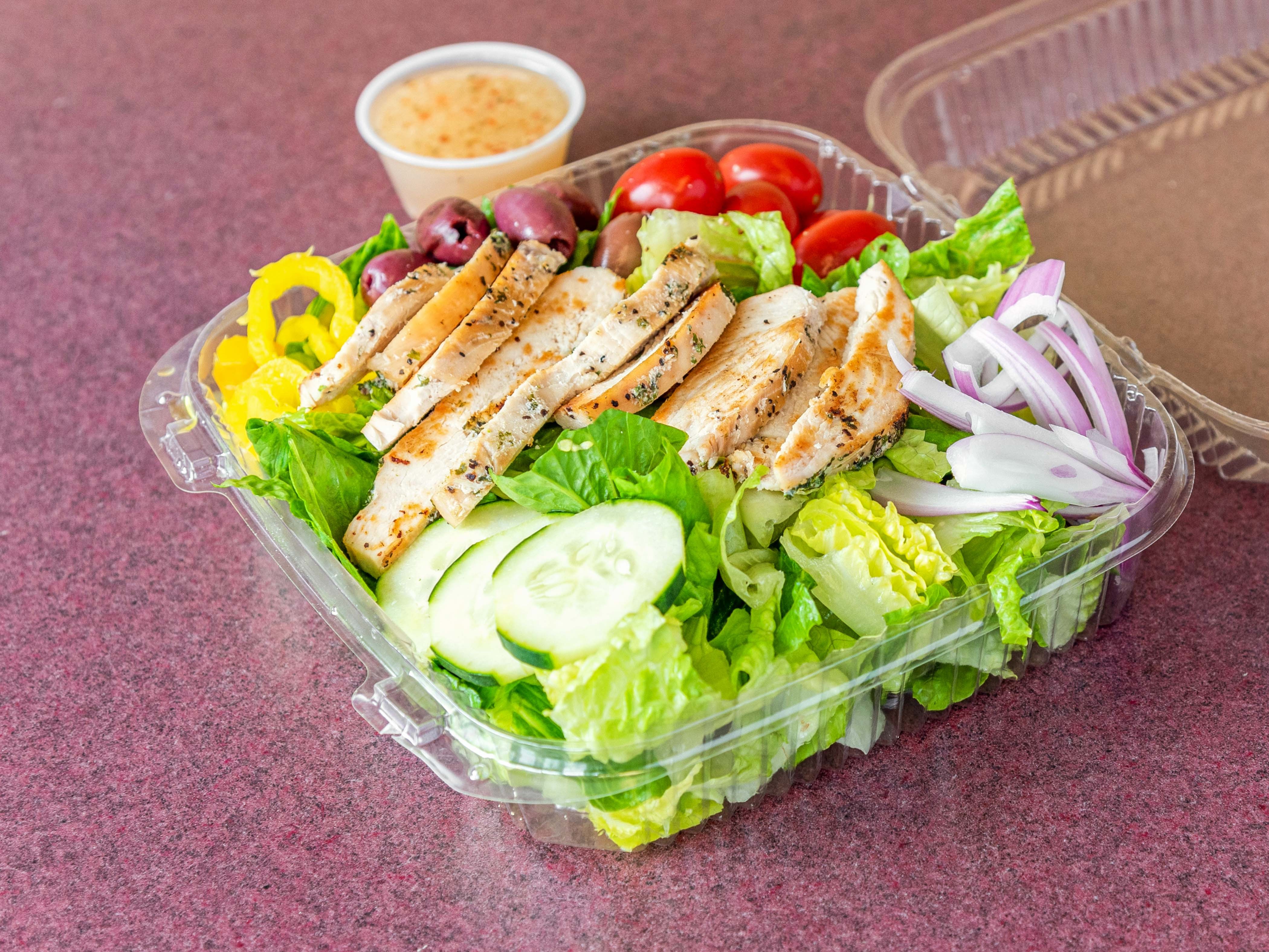 Order Grilled Chicken Garden Salad food online from Diblasi Subs store, Everett on bringmethat.com