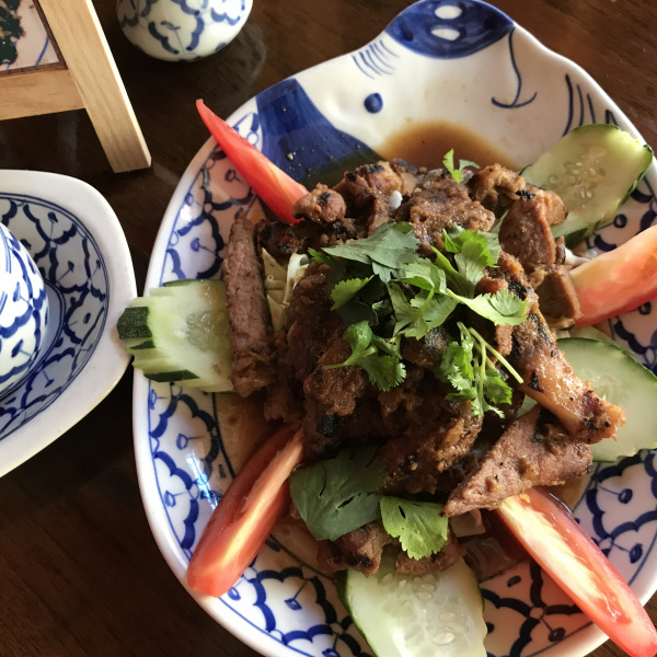 Order Moo Gra Tiam food online from Khan Toke Thai House store, San Francisco on bringmethat.com