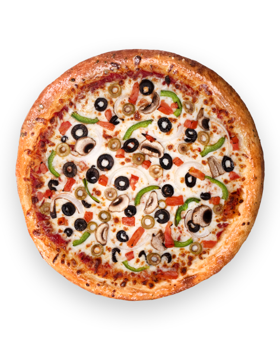 Order 12" Gluten Free Veggie food online from Perrotti's Pizza store, Fort Worth on bringmethat.com