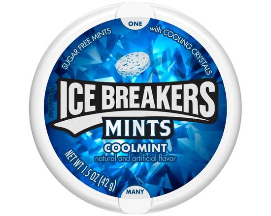 Order Ice Breakers Mint Cool Mint 1.5oz food online from Johnny Rockets store, Aliso Viejo on bringmethat.com
