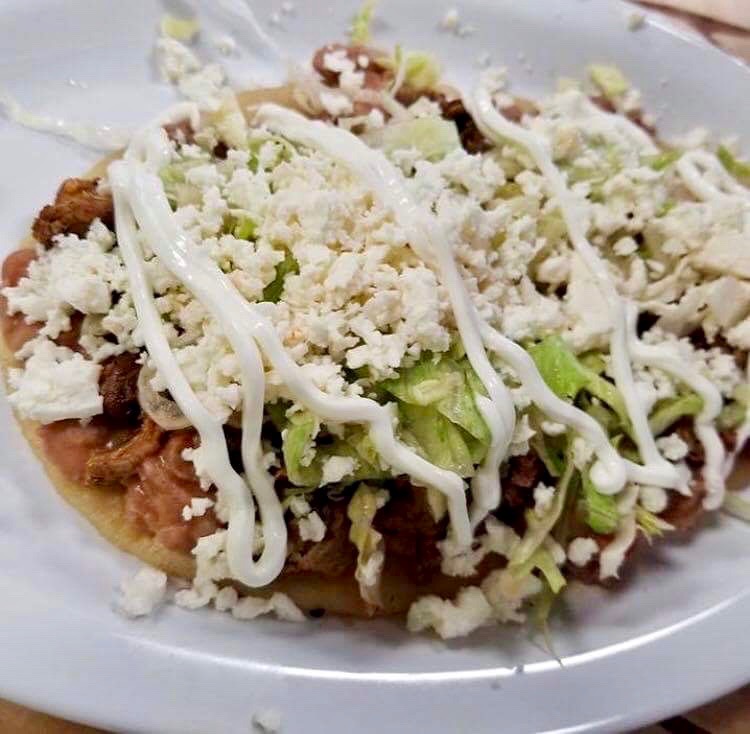 Order Huarache with Meat food online from Gonzalez Restaurant store, Orange on bringmethat.com