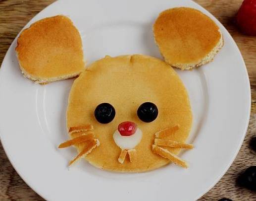 Order Kids Mickey Mouse Pancake food online from Salt & Rye store, broomfield on bringmethat.com