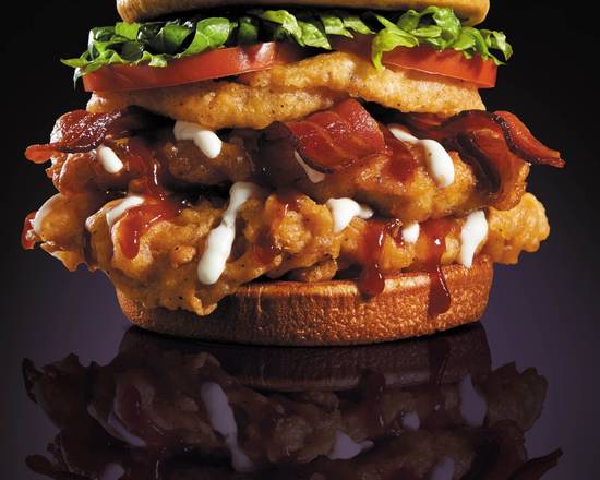Order BBQ Bacon Tribeca Chicken Sandwich food online from Nathan Famous store, Danbury on bringmethat.com