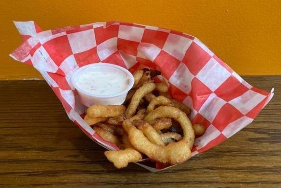 Order Onion Rings food online from Broke, High, and Hungry store, Columbus on bringmethat.com