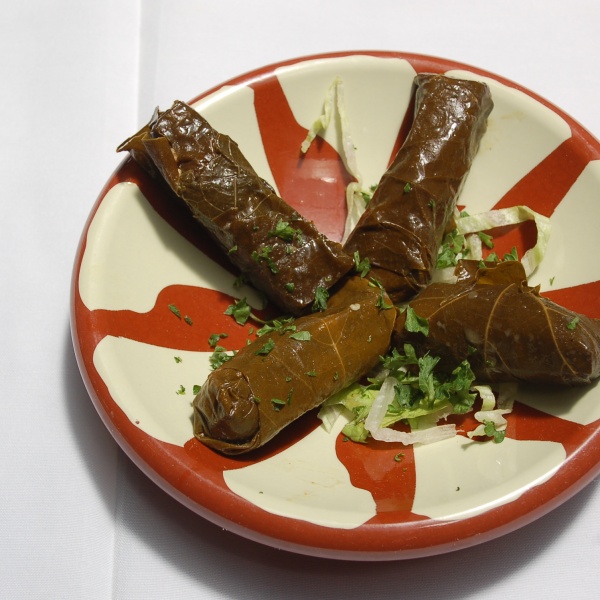 Order 4 Piece Grape Leaves food online from Micho'z Fresh Lebanese Grill store, San Diego on bringmethat.com
