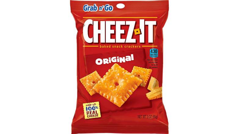 Order Cheez-It Crackers Original Flavor food online from Exxon Constant Friendship store, Abingdon on bringmethat.com