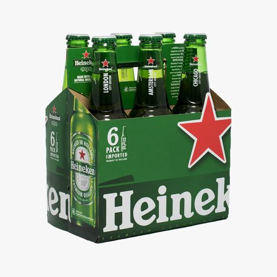 Order Heineken 6 Pack food online from Goodie Liquor And Wine store, Santa Monica on bringmethat.com