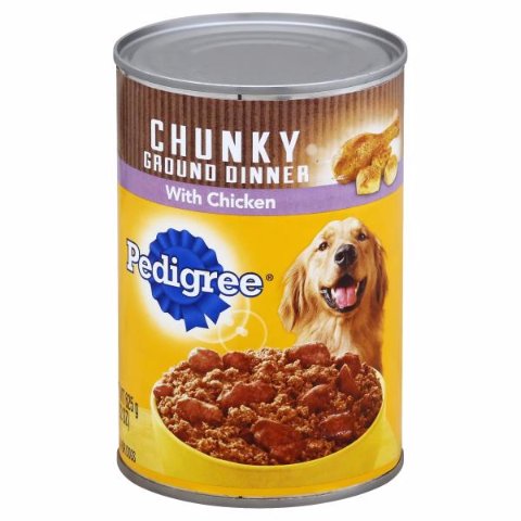 Order Pedigree Chunky Ground Dinner Chicken 13.2oz food online from 7-Eleven store, Georgetown on bringmethat.com