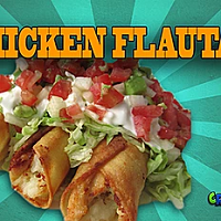 Order Chicken Flautas food online from Crazy Fruits 3 store, Austin on bringmethat.com