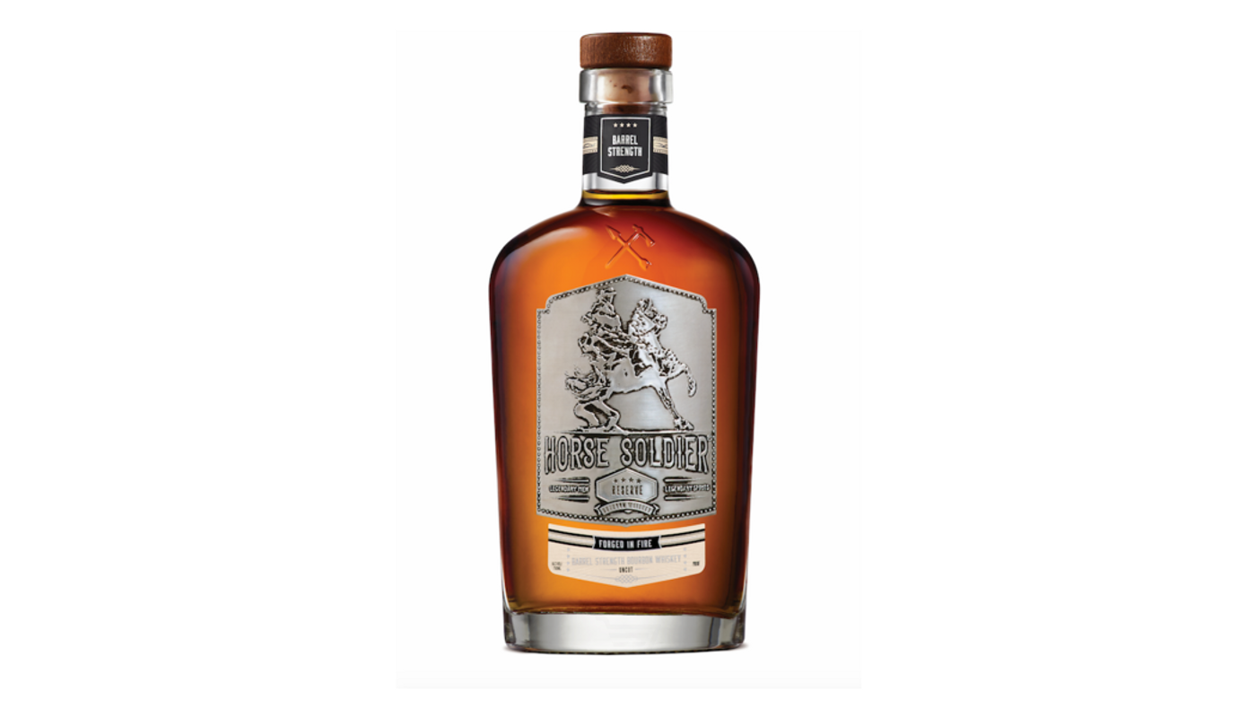 Order Horse Soldier Reserve Barrel Strength Bourbon Whiskey 750mL food online from Robert Market store, Los Angeles on bringmethat.com