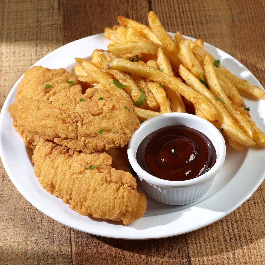 Order Kid's 3 Pieces Chicken Fingers with Fries - Kids food online from Napoli Pizza store, Henderson on bringmethat.com